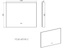Зеркало Vincea 100 VLM-4F100BG-2 с подсветкой