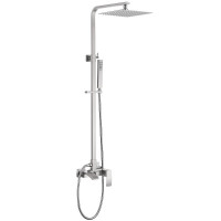 Душевая система Abber Wasserfall AF8616SPL цвет Сатин