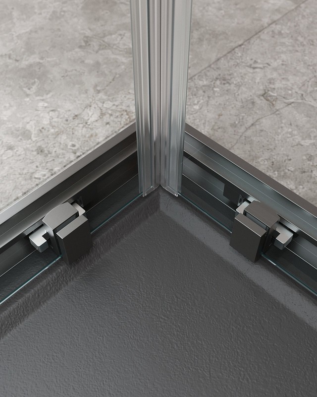 Душевой уголок Cezares Molveno 100x100 MOLVENO-A-2-100-C-GM-IV