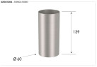 Стакан для зубных щеток Remer Inox SSXI15A цвет Нержавеющая сталь