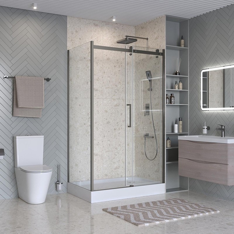 Душевой уголок BelBagno Marino 2 120x80 MARINO-2-AH-1-120/80-C-GM