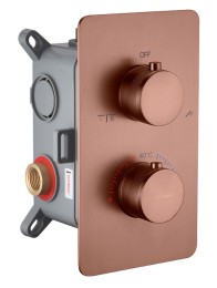 Смеситель для душа Boheme Cell 134-2-BRB с термостатом
