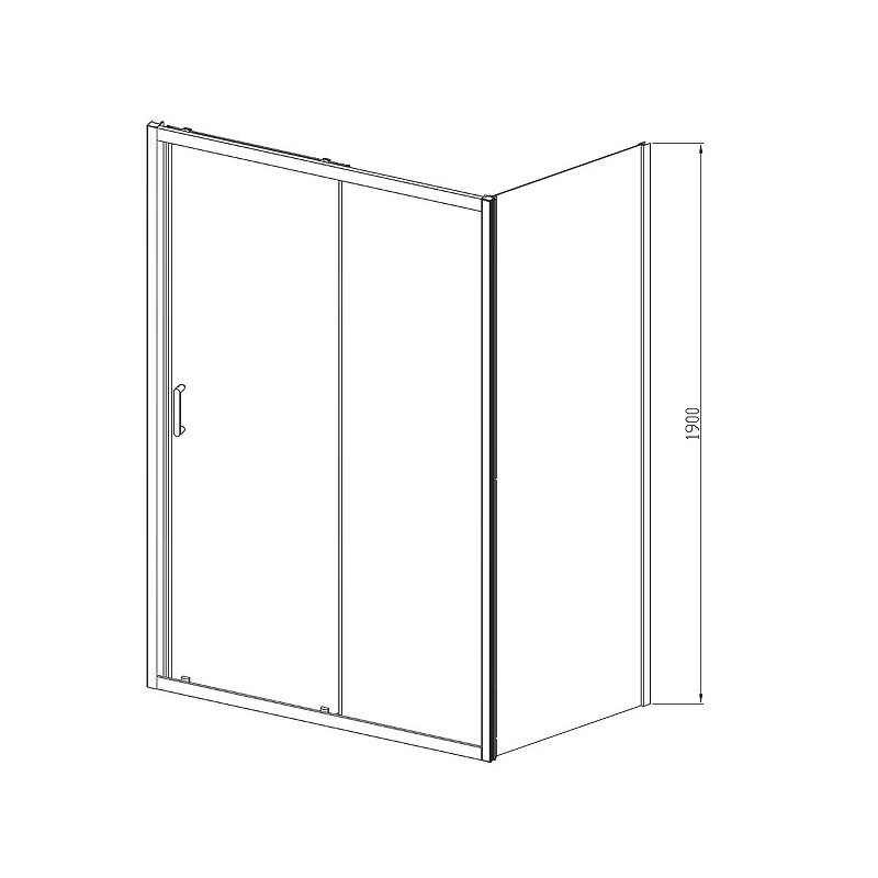 Душевой уголок Vincea Alpha 100x80 VSR-3AL8010MT