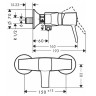 Смеситель для душа Hansgrohe Metropol Classic 31360090 Хром Золото