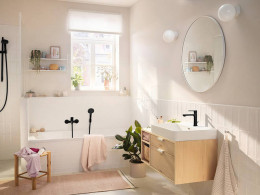 Смеситель для раковины Hansgrohe Rebris S 72517670 Черный матовый