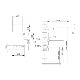 Душевая система Abber Rund AF8752 с термостатом