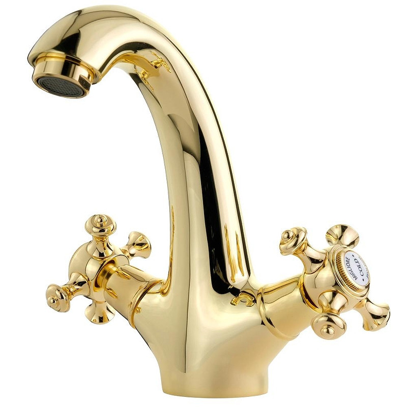 Смеситель для раковины Migliore Prestige 31601 цвет Золото
