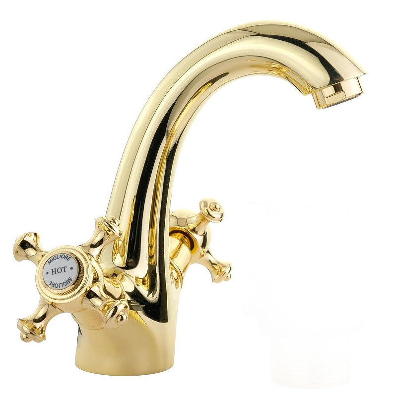 Смеситель для раковины Migliore Prestige 31601 цвет Золото