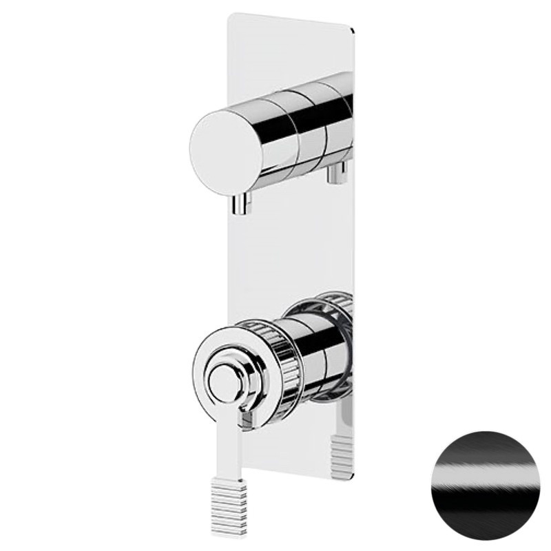 Смеситель для душа Remer Atelier AL93WBCFP цвет Черный брашированный хром