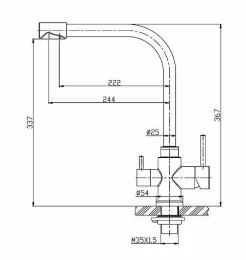 Смеситель для кухни BelBagno BB-LAM15-IN