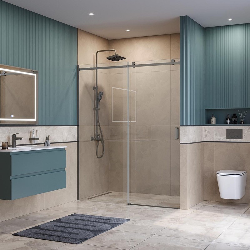 Душевая дверь BelBagno Soft Close-2 160 SOFT_CLOSE-2-BF-1-160-C-GM