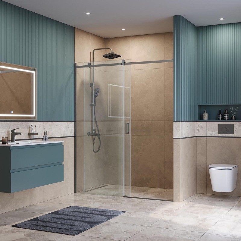 Душевая дверь BelBagno Soft Close-2 160 SOFT_CLOSE-2-BF-1-160-C-GM