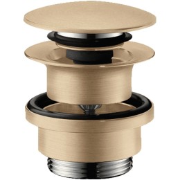 донный клапан Hansgrohe 50100140 click-clack Шлифованная бронза