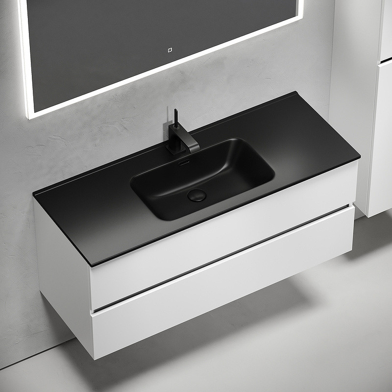 Тумба под раковину Sancos Urban 120 UR120-1W подвесная Белый глянец