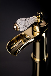 Смеситель для раковины Boheme Vogue Crystal 211-CRST