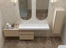 Тумба Boheme Armadi Art Flat Vallessi Uno-S 80 897-080-L подвесная