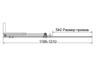 Душевая перегородка Vincea Волк-Ин (Walk-In) 120 L VSW-4WSL120CLGM-L