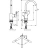 Смеситель для раковины Hansgrohe Rebris S 72536000 Хром
