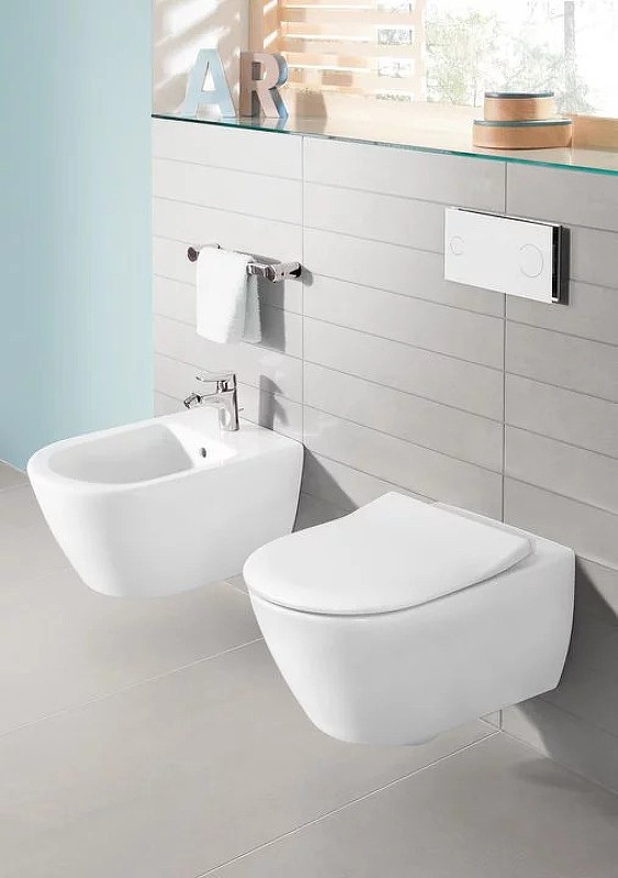Унитаз Villeroy&Boch Subway 2.0 5614R201 подвесной с сиденьем Микролифт