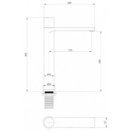 Смеситель для раковины Abber Rund AF8711NG
