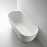 Ванна из искусственного камня Abber Frankfurt 170x75 AM9941 Белая матовая без гидромассажа