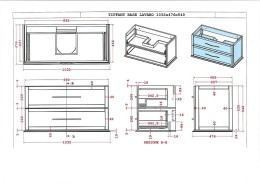 Подвесной шкаф Cezares Tiffany 34 54961
