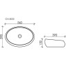 Раковина-чаша Ceramicanova Element 56 CN5033 Белая