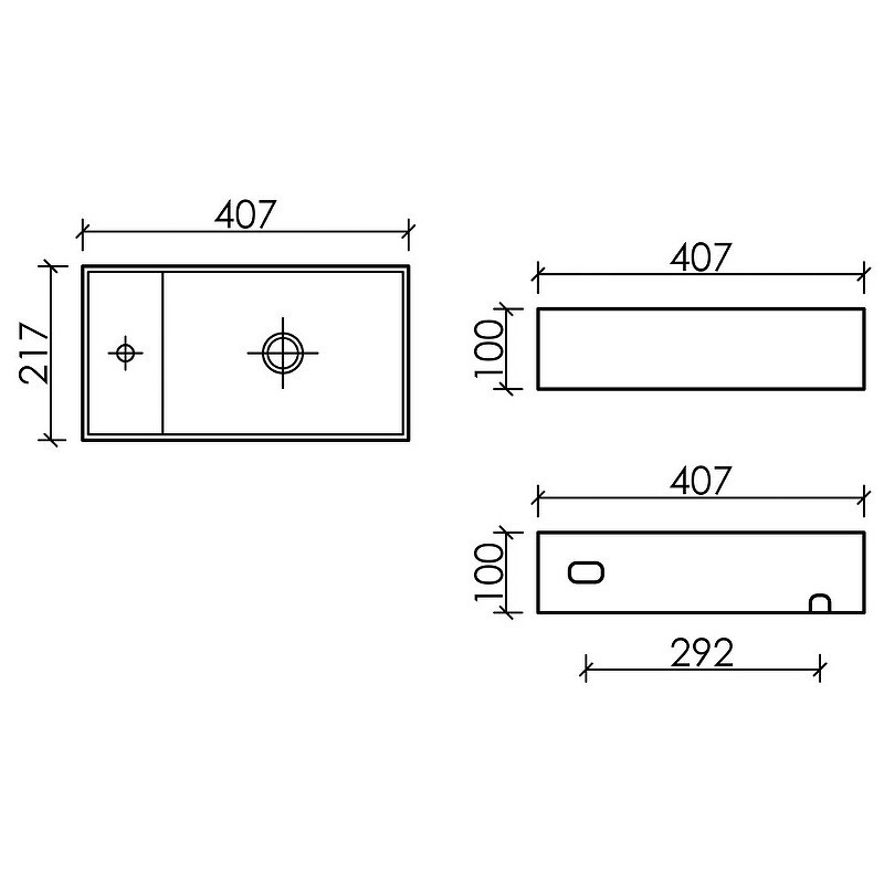 Раковина Ceramicanova Element 41 R CN6051RMC Капучино матовая