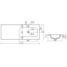 Раковина Ceramicanova Grace 120 R CN7021 Белая