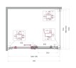 Душевой уголок BelBagno Marino 2 130x100 MARINO-2-AH-1-130/100-C-Cr