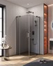Душевой уголок Cezares Slider 90x90 SLIDER-A-2-80/90-GRIGIO-GM