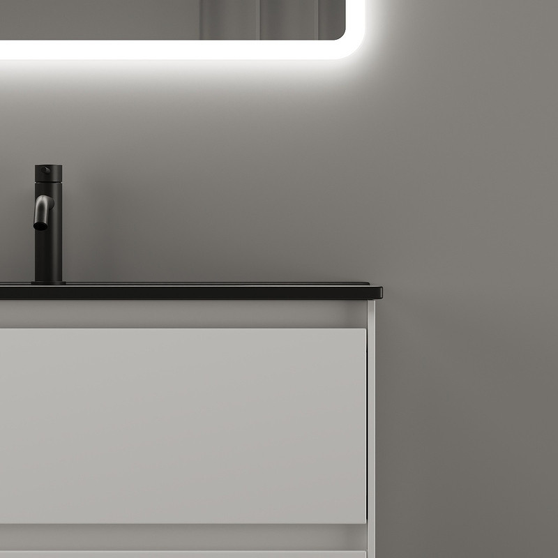 Тумба под раковину Sancos Cento 80 CN80W подвесная Белый глянец