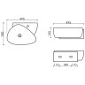 Раковина Ceramicanova Element 50 CN5049 Белая