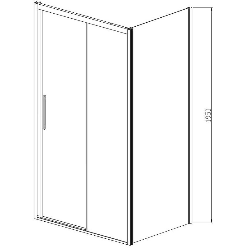 Душевой уголок Vincea Soft 150x90 VSR-3SO9015CLGM