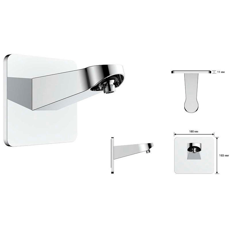 Душевая система Vincea Inspire VSFW-433TI3RMB с термостатом