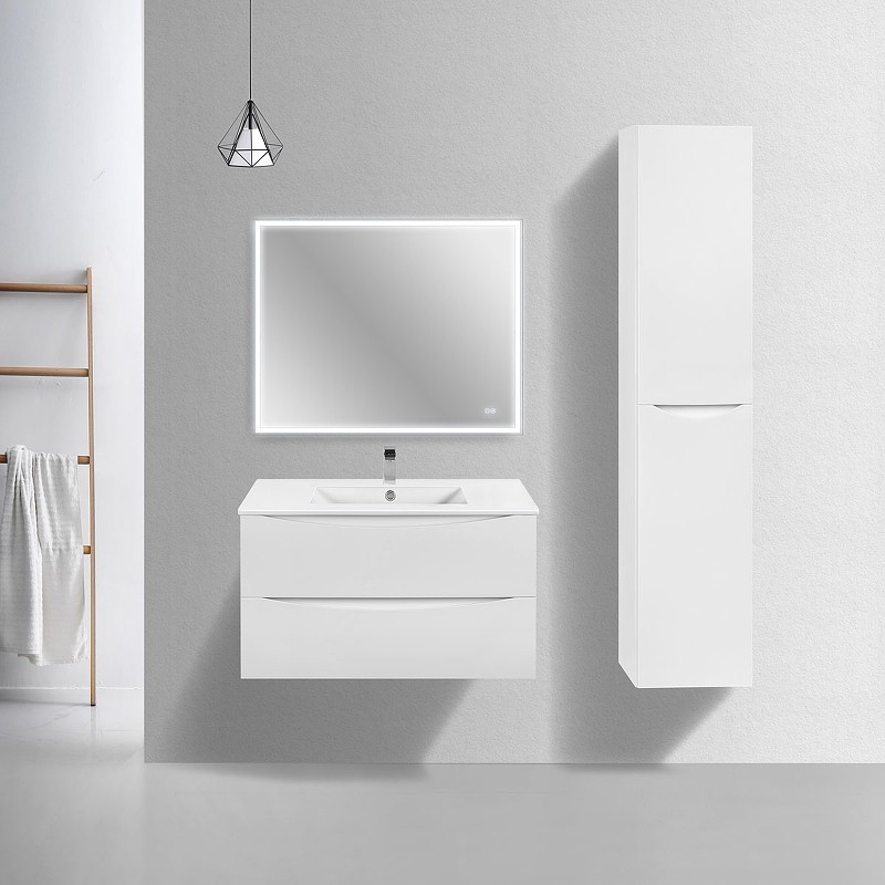 Тумба под раковину Vincea Mia Slim 90 VMC-2MC900S1GW подвесная