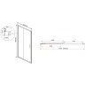 Душевая дверь Vincea Garda 135 VDS-1G135CL