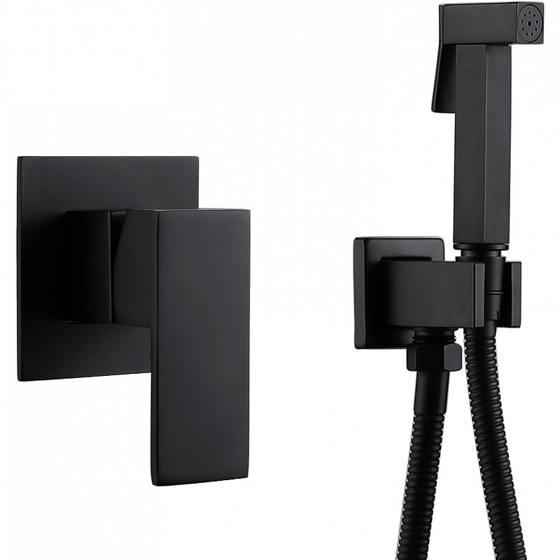 Гигиенический душ Abber Daheim AF8225B черный матовый
