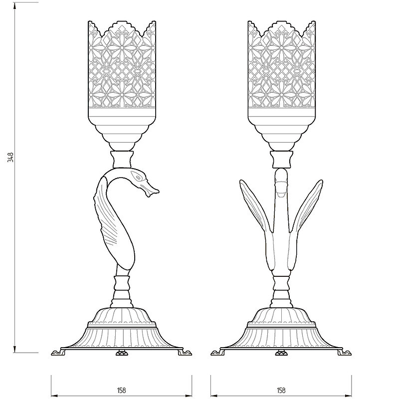 Подсвечник Migliore Luxor 26151 Золото