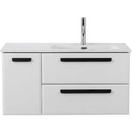 Тумба под раковину Cezares Eco-Cer-N 100 R ECO-CER-N-1000-2C-1A-SO-BL-R подвесная