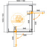 Душевой уголок Cezares Slider 110x110 SLIDER-A-2-100/110-C-Cr