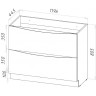 Тумба под раковину BelBagno Marino 120 MARINO-1200-2C-PIA-BL-P