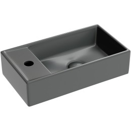 Раковина Ceramicanova Element 41 R CN6051RMDH Темный антрацит матовый