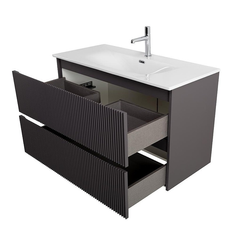 Тумба под раковину BelBagno Uno 100 UNO-1000-2C-SO-GSO подвесная