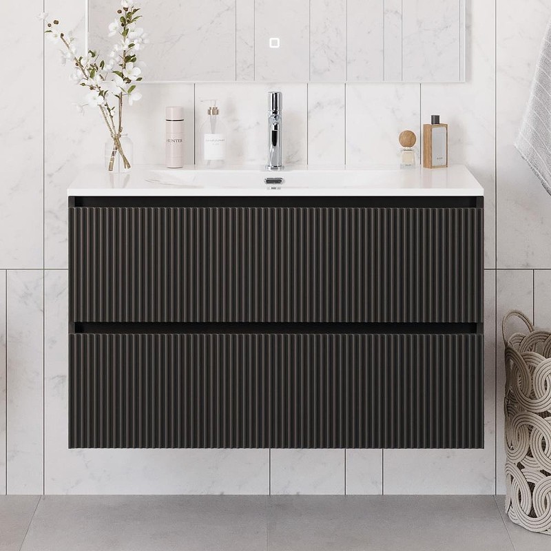 Тумба под раковину BelBagno Uno 100 UNO-1000-2C-SO-GSO подвесная