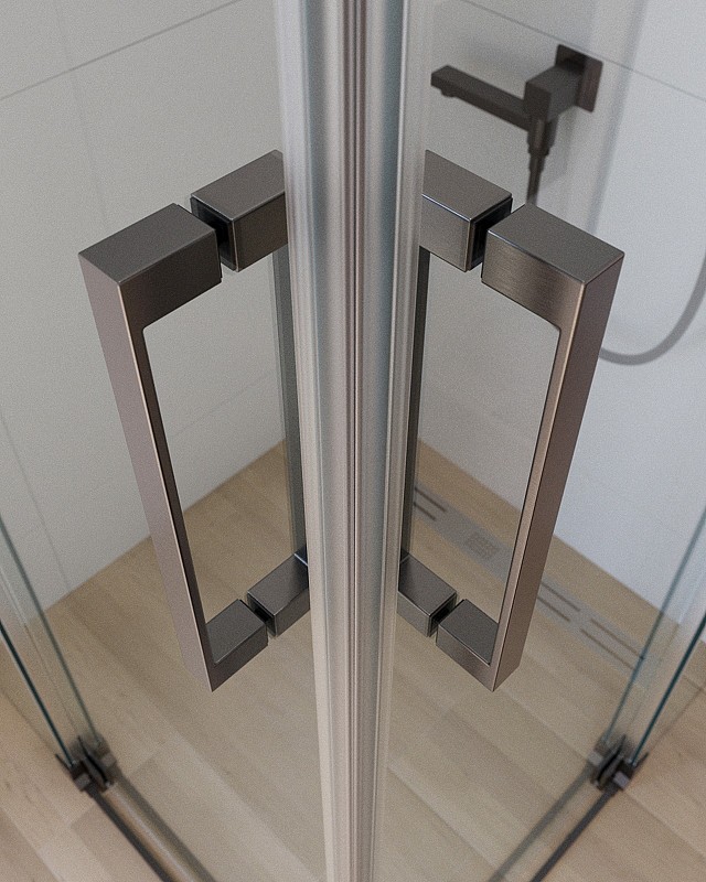 Душевой уголок Cezares Slider 100x100 SLIDER-A-2-90/100-C-GM