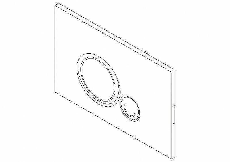 Клавиша смыва BelBagno Sfera BB015-SR-CHROME