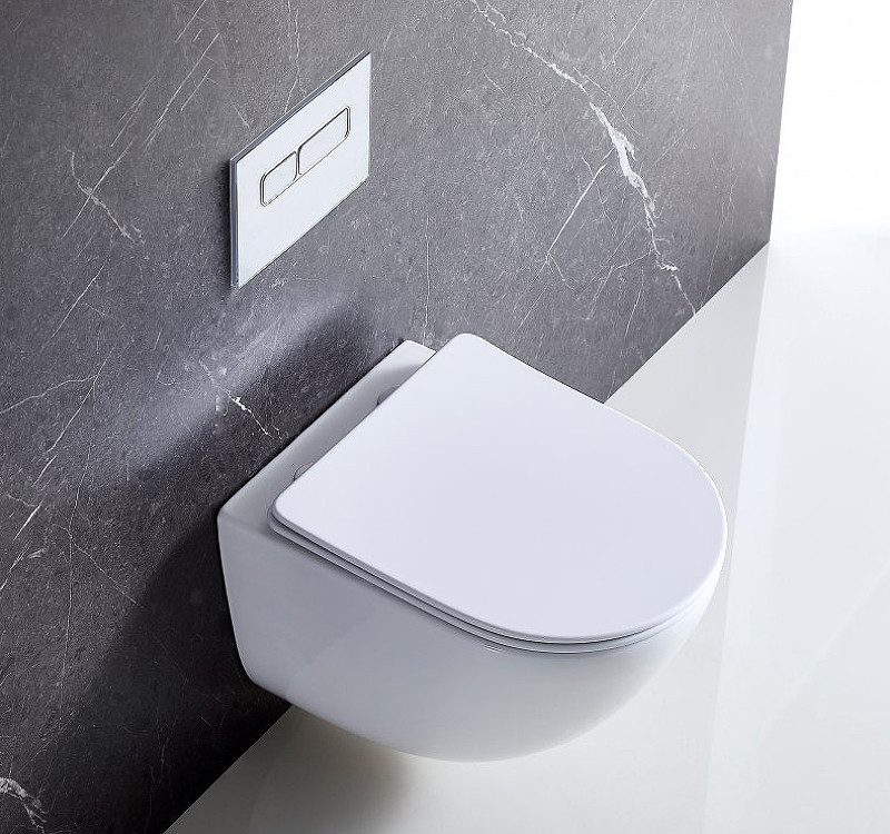 Комплект унитаза BelBagno Amanda BB051CHR+BB051SC с инсталляцией Grohe Rapid SL 38721001