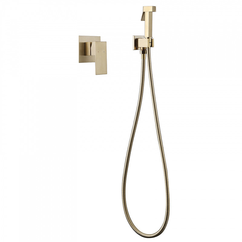 Гигиенический душ Abber Daheim AF8225G Золото матовое