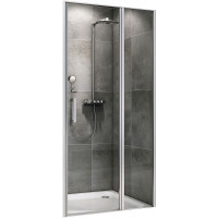 Душевая дверь Abber Sonnenstrand 110 AG04110S профиль Хром стекло прозрачное